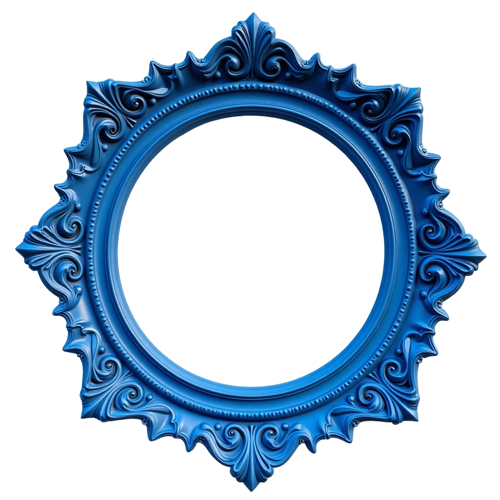 Ornate Blue Frame